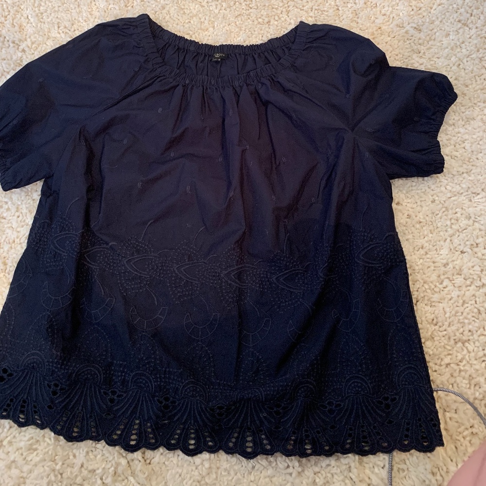 Never worn Talbots woman short sleeve blouse . Great deal!